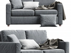 sof&aacute; henry de west elm Modelo 3D