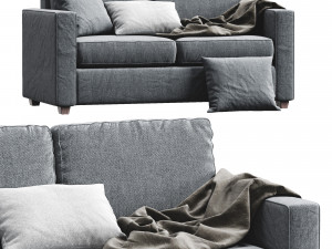 henry sofa by west elm Model 3D