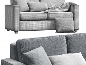 henry sofa by west elm Model 3D