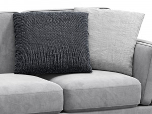 ceni volcanic gray sofa by article Modelo 3D