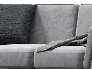 ceni volcanic gray sofa by article Modelo 3D