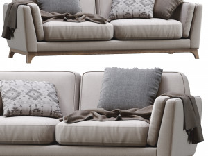ceni volcanic gray sofa by article 2 3D Модель