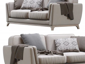 ceni volcanic gray sofa by article 2 3D Model