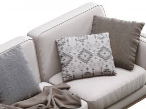ceni volcanic gray sofa by article 2 3D Model