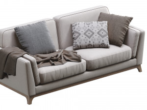 ceni volcanic gray sofa by article 2 3D Модель