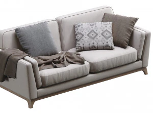 ceni volcanic gray sofa by article 2 3D Model