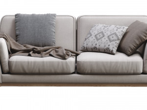 ceni volcanic gray sofa by article 2 3D Модель