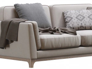ceni volcanic gray sofa by article 2 3D Model