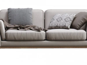 ceni volcanic gray sofa by article 2 3D Model
