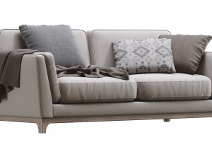 ceni volcanic gray sofa by article 2 3D Модель