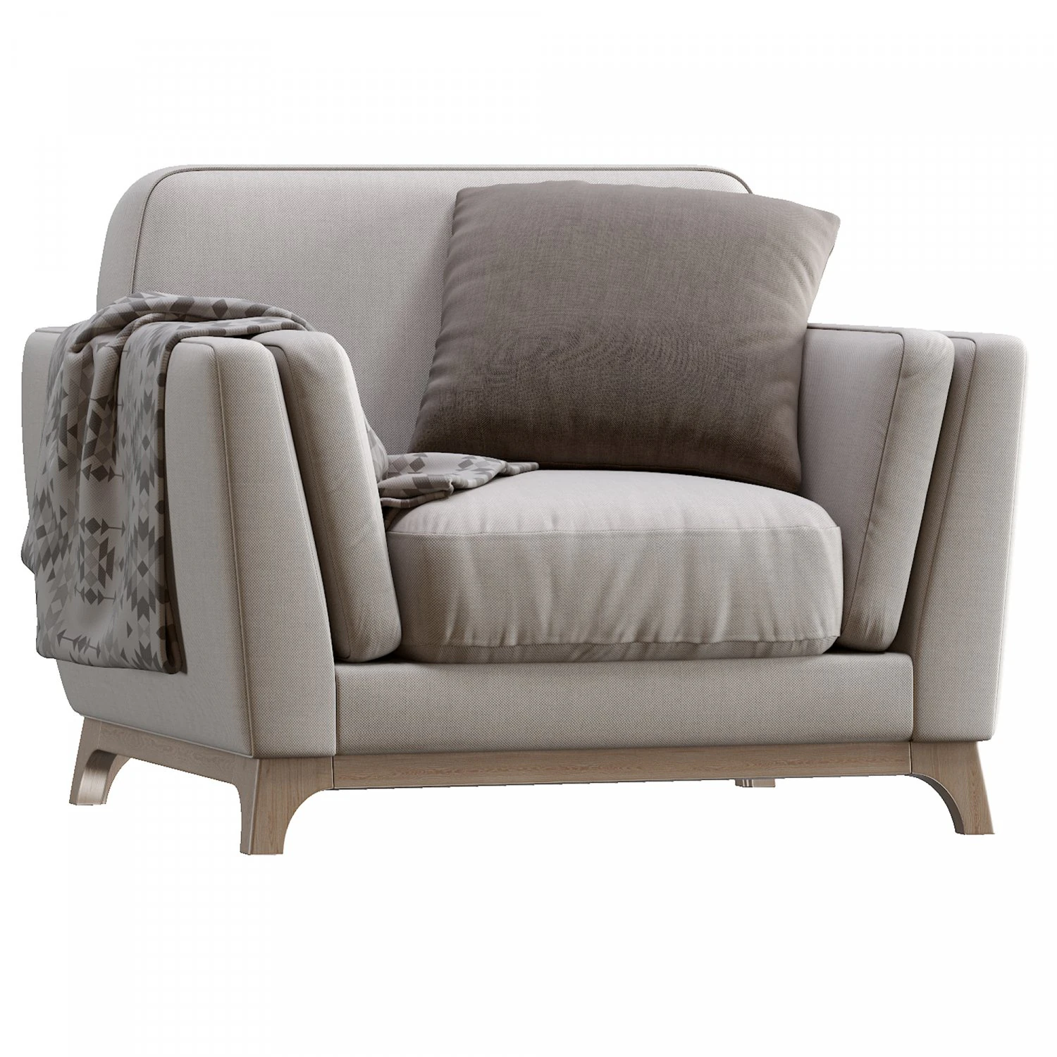 ceni volcanic armchair by article 3D Model .c4d .max .obj .3ds .fbx .stl .blend