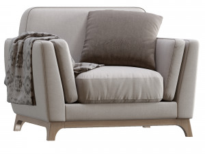 ceni volcanic armchair by article 3D Модель