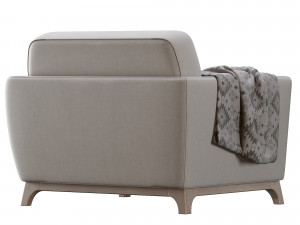 ceni volcanic armchair by article 3D Модель