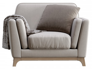 ceni volcanic armchair by article 3D Модель