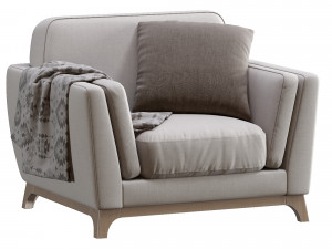 ceni volcanic armchair by article 3D Модель
