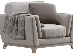 ceni volcanic armchair by article 3D Модель
