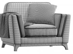 ceni volcanic armchair by article 3D Model