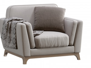 ceni volcanic armchair by article 3D Модель