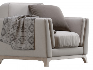ceni volcanic armchair by article 3D Модель