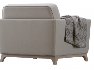 ceni volcanic armchair by article 3D Модель