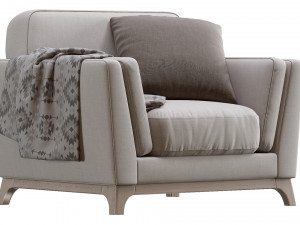 ceni volcanic armchair by article 3D Модель
