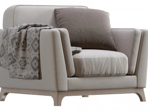 ceni volcanic armchair by article 3D Model