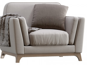 ceni volcanic armchair by article 3D Модель