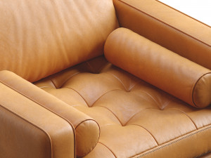 sven charme tan chair 3D Модель