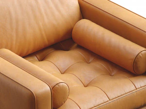 sven charme tan chair 3D Model