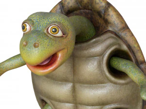 cartoon turtle 3D Model