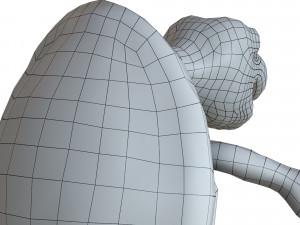cartoon turtle 3D Model