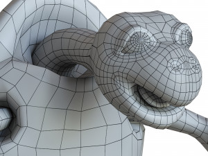 cartoon turtle 3D Model