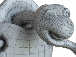 cartoon turtle 3D Model
