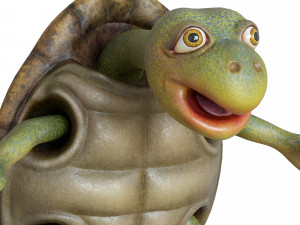 cartoon turtle 3D Model