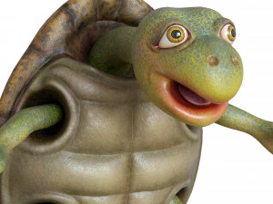 cartoon turtle 3D Model