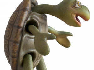cartoon turtle 3D Model