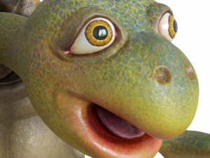 cartoon turtle 3D Model