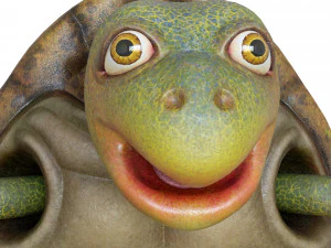 cartoon turtle 3D Model