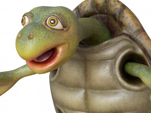 cartoon turtle 3D Model