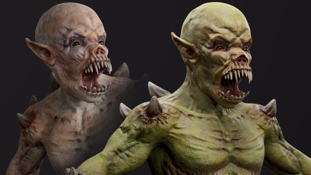 Mutant 3D Model .c4d .max .obj .3ds .fbx .stl .blend 