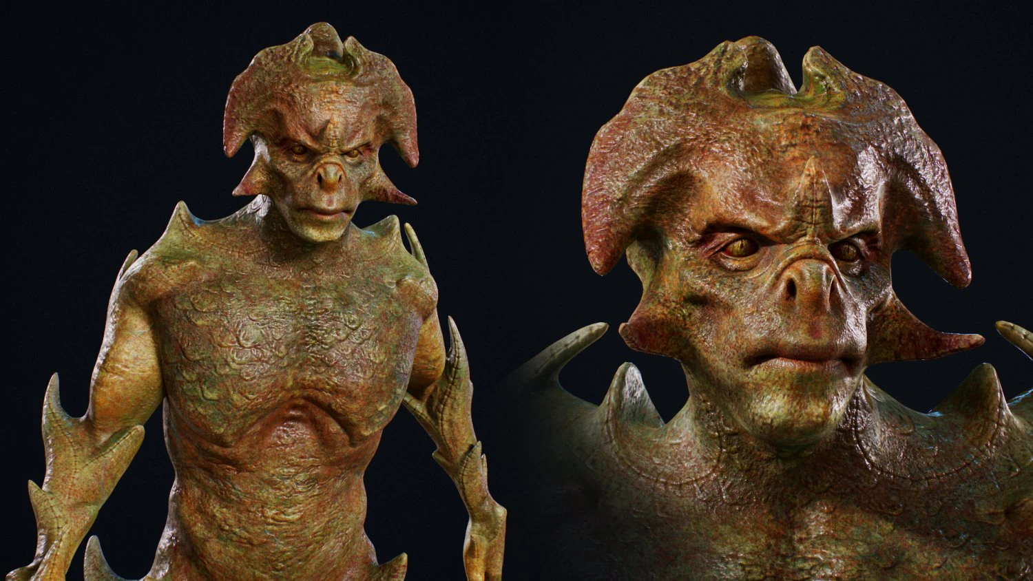 mutant 2 3D Model .c4d .max .obj .3ds .fbx .stl .blend 