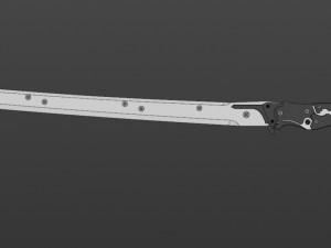 raidens blade metal gear rising revengeance 3D-Modell