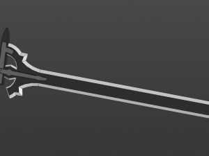 kirito swords sword art online Modelo 3D