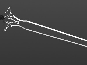 kirito swords sword art online Modelo 3D
