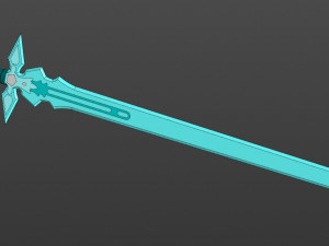kirito swords sword art online Modelo 3D
