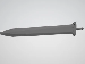 kirito swords sword art online 3D Model