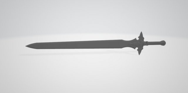 kirito swords sword art online Free 3D Model in Melee 3DExport