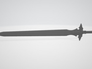 kirito swords sword art online Modelo 3D