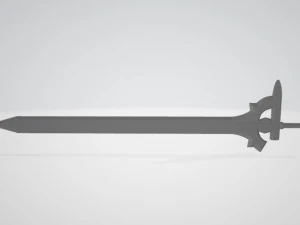 kirito swords sword art online 3D Model
