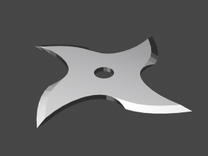 shurikens Modelo 3D